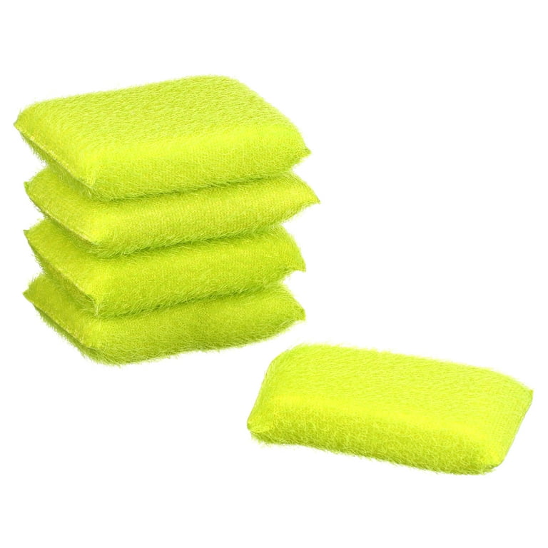 Kitchen Dishwashing Sponge, Individually Wrapped Sponge, Heavy Duty Non  Scratch Scouring Pad, Microfiber Cleaning Sponge Wipes Scrub Pads for  Cleaning Dishes Hard Surface Tools - 3 Color (15 Pack) 