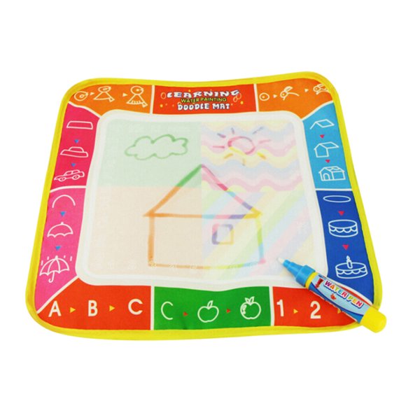 Magic Water Drawing Mat with Pen Mat Painting Magic Painting Doodle Mat Educational Toys for Kids - Colorful Letters