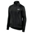 thumbnail image 2 of Women's Fanatics Black New York Jets Studio Fitted Full-Zip Gym Track Jacket, 2 of 3