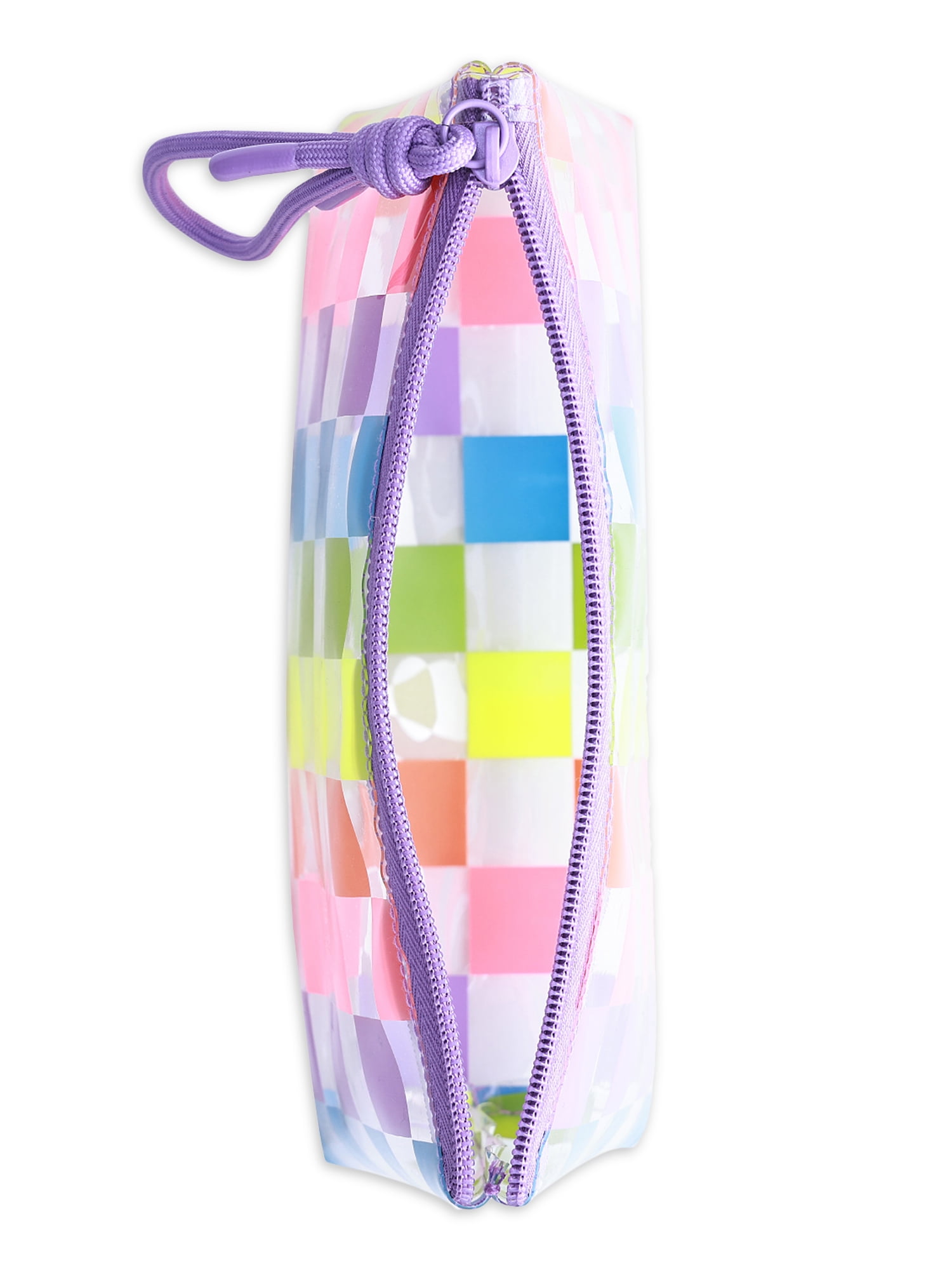 ★Rest&Recreation★ BEACH POUCH BAG 3 COLORS No Boundaries Women's Graphic Beach Pouch - Rainbow Checker
