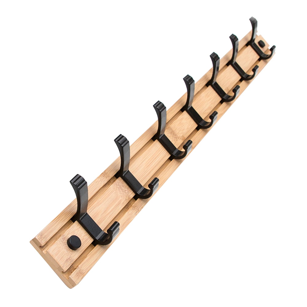 Coat Hanger Clothes Rack 7 Active Hooks Heavy Duty Wall Coat Hanger for ...