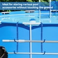 thumbnail image 3 of 2Pcs Poolsidepool Pole Hanger Premium Aluminium Holder Set for Telescopic Polesskimmers Leaf Rakes Netsbrushes Vacuum Hoses Pools Accessories Easy Installation Rust Resistant Stable Support, 3 of 6