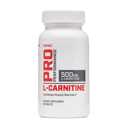 GNC Pro Performance L-Carnitine, 60 Tablets, Supports Muscle Recovery