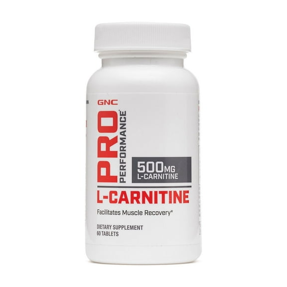 GNC Pro Performance L-Carnitine, 60 Tablets, Supports Muscle Recovery