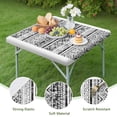 thumbnail image 4 of Vibrant Bohemian Floral Square Table Cover with Stretch Fit for Table Protection, 4 of 6