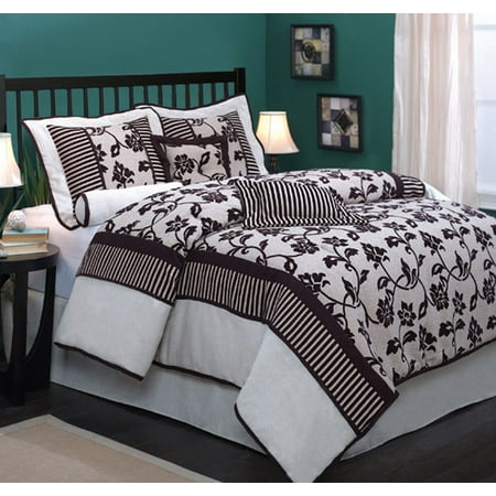 Luxury Textured Rhapsody 7-Piece Comforter Set by Nanshing - King