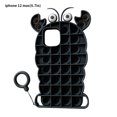 thumbnail image 1 of Funda para teléfono Funda protectora de silicona para teléfono Fidget Bubble, Reemplazo para iPhone 12 Max, 6.7 Pulgadas, Negro Inevent EL001982-13, 1 of 7