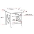 thumbnail image 5 of Simpli Home Kitchener Square End Table in Walnut Brown, 5 of 5