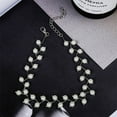 thumbnail image 6 of AYYUFE Women Pearl Beaded Choker Short Chain Necklace, 6 of 8