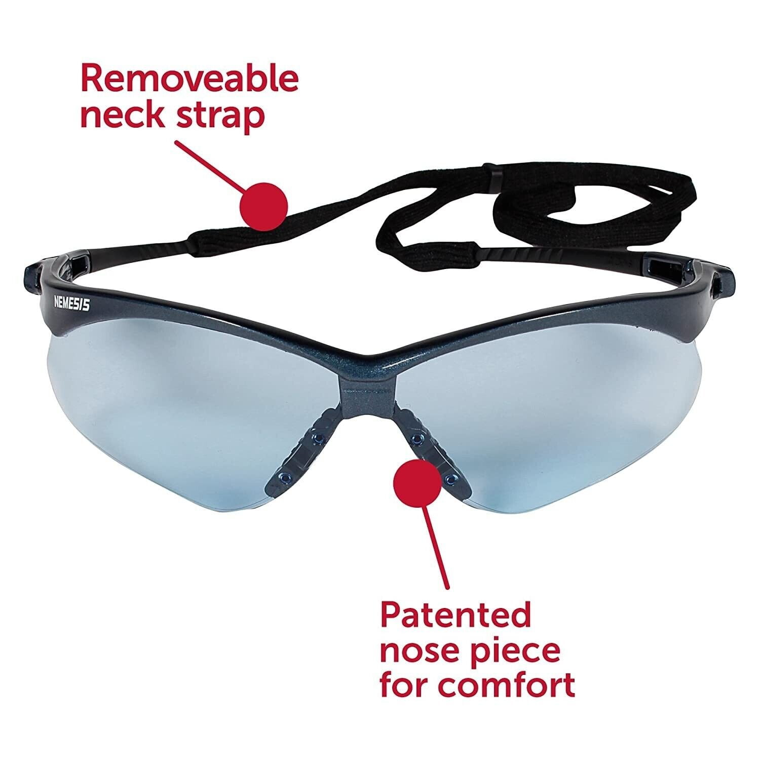 12 - Pairs KleenGuard V30 Nemesis Safety Glasses 19639