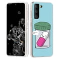 thumbnail image 1 of TalkingCase Slim Phone Case Compatible for Samsung Galaxy S21 5G, S30,(Not S21+,S21 Ultra),Pill Say Chill Print,Lightweight,Flexible,Soft, USA, 1 of 7