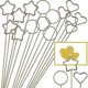 thumbnail image 4 of 30pcs Metal Wire Floral Place Card Holder G, 4 of 4