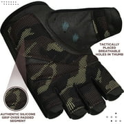 RDX Weight Lifting Gloves Fitness Bodybuilding Training Cycling Gym Equipment Brown Small