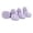 Purple (pack of 4), variant on Dog Shoes for Hot Pavement, Breathable Silicone Dog Boots with Adjustable Straps & Non-Slip Sole, Waterproof Paw Protectors for Summer Winter, Easy On Off, Easy Cleaning