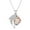 Gold, variant on Dolphin Beads Couple Necklace Collars Women's All Shiny Pendant Accessories Pendant Necklace Enamel Pendant