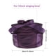 thumbnail image 3 of Estuche de transporte para cuenco tibetano hecho a mano, bolsa de almacenamiento con asa, morado oscuro 14 pulgadas, 3 of 7