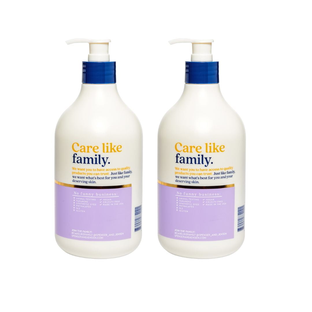 Spenser & Jensen Moisturizing Lavender Chamomile Body Lotion 18 Oz, 2 Pack