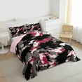 thumbnail image 3 of Manfei Teens Vintage Aesthetic 2pcs Bedding Comforter Set,Abstract Camouflage Camo Twin Comforter Sets,Graffiti Splash Breathable Bedding Set,Breathable Home Decor,Reversible, 3 of 8