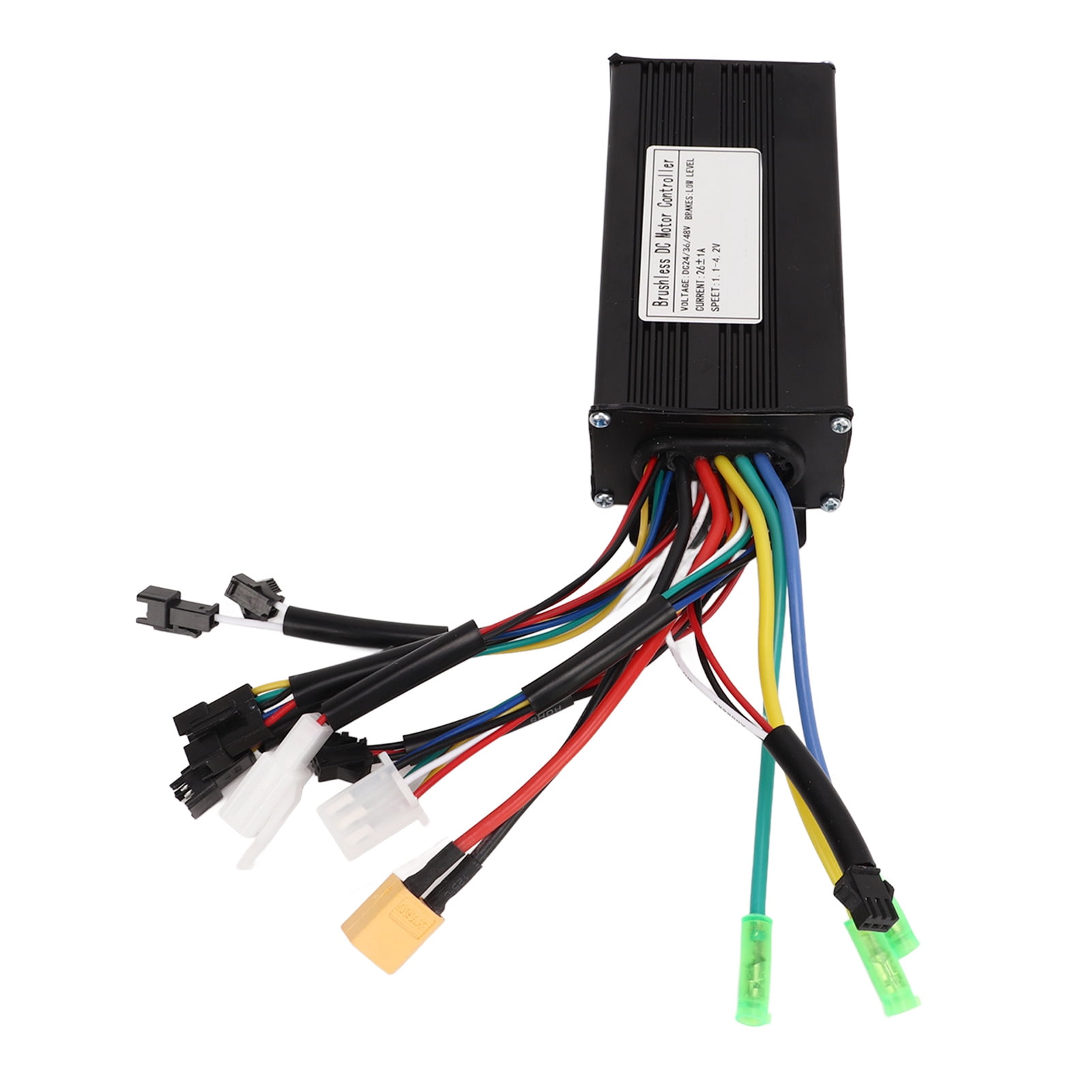 Contrôleur Moteur Sans Balais Pour Vélo électrique - 36V/48V 500W/750W 26A - Affichage LCD Couleur H-100 - Onde Sinusoïdale Pure - 8