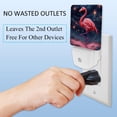 thumbnail image 3 of Flamingo LED Square Night Lights- Modern and Energy Efficient Bedside Lamps for a Soothing Atmosphere - Set of 2, 3 of 6