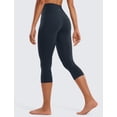 thumbnail image 2 of Pantalones CRZ YOGA Butterluxe Capri de Yoga de Cintura Alta 48 cm Azul Marino S, 2 of 5