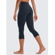 thumbnail image 2 of Pantalones CRZ YOGA Butterluxe Capri de Yoga de Cintura Alta 48 cm Azul Marino S, 2 of 5