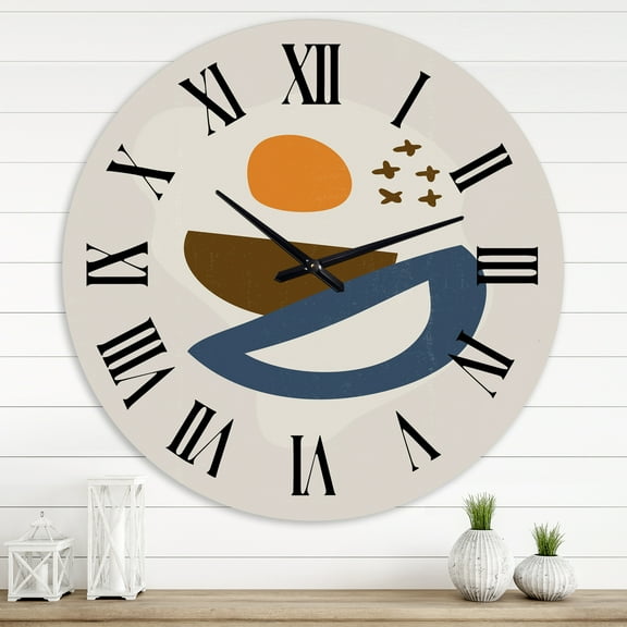 Designart 1 in Quartz Modern/Contemporary Wall Clock