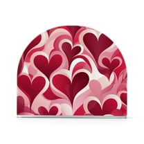 Love Hearts in Valentine Acrylic Napkin Holder Clear Paper Tissue Dispenser Kitchen Dining Room Bathroom Party Hotel