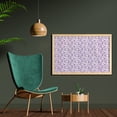 thumbnail image 2 of Natural Wall Art with Frame, Floral Theme Large and Little Blossoms Images on Plain Background Botanical Art, Printed Fabric Poster for Bathroom Living Room, 35" x 23", Multicolor, by Ambesonne, 2 of 2