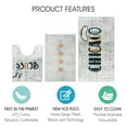 thumbnail image 3 of the US States Design 3 Piece Bathroom Rugs Set - Non-Slip Ultra Thin Bath Rugs for Bathroom Floor - Washable Cotton Bathroom Mats Set, 3 of 8