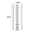 thumbnail image 3 of Travel Kettle Car Kettle Portable Electric Kettle, 3 in 1 Mini Car Kettle , Fast Water Boil Small Tea Pot, Automatic Shut Off Tea Kettle, Water Heater for Tea, 3 of 8