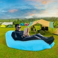 thumbnail image 4 of Recliner Outdoor Beach Fast Folding Camping Sleeping Inflatable Sofa Portable for All Ages Lightweight Aluminum Frame Compact Carry Adjustable Comfort and Air Cushion Support, 4 of 5