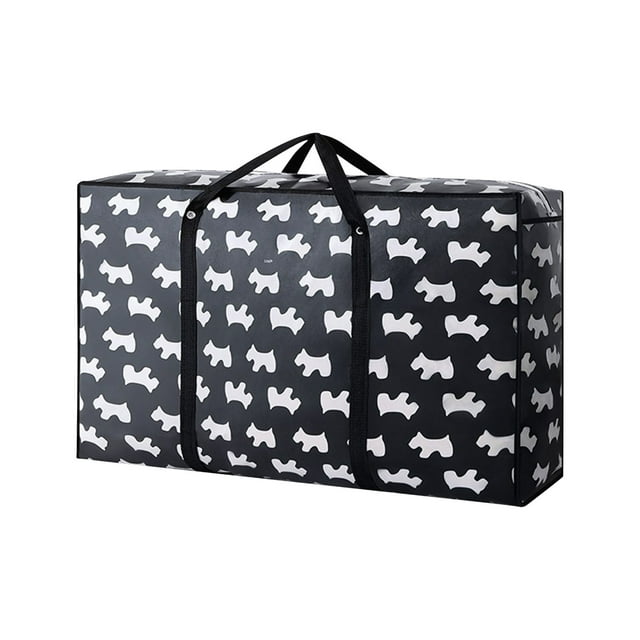 Sacs de Rangement Réutilisables Très Grands avec Poignées et Fermetures Éclair Robustes, Sac de Déménagement Lavable Ultra Résistant, Organisateur de Garde-Robe et sous le Lit pour Literie, Couverture