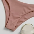 thumbnail image 5 of Sngxgn Women's Bikini Swimsuit Front Cross up Two Piece Bathing Suit(Pink,M), 5 of 7