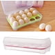 thumbnail image 4 of huevos de plástico para nevera con tapa, recipiente de almacenamiento de huevos para frutas Xemadio MZQ-0173-3, 4 of 5