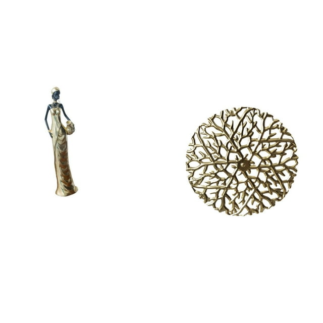 Escultura De Pared De Metal Con Diseño De Dama Tribal Vintage, Adorno De Mesa, Estatua Rústica Escénica De Hierro Forjado, Placa, Colgante 3D, Figura Decorativa Para Escritorio, Armario,