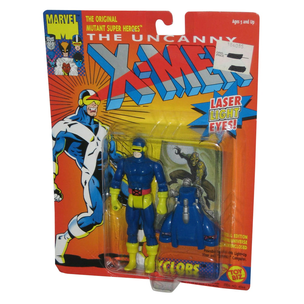 Marvel Uncanny X-Men Cyclops Toy Biz (1991) Figure w/ Light Up Eyes ...