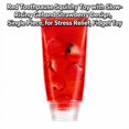 thumbnail image 2 of Red Toothpaste Squishy Toy with Slow-Rising Gel and Strawberry Design, Single Piece, for Relaxation, Squeeze Toy, 2 of 3