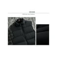 thumbnail image 6 of Sunisery Men Puffer Vest Stand Collar Quilted Waistcoat Fall Winter Casual Outdoor Sleeveless Padded Jacket Coat L-6XL, 6 of 9