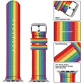 thumbnail image 4 of Correas de reloj de lona duraderas compatibles con Apple Watch 45 mm 41 mm 44 mm 40 mm 42 mm 38 mm, correa de nailon premium para reloj Iwatch Sery 7 6 5 4 3 2 1 Ba, 4 of 5