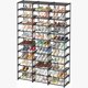 thumbnail image 1 of Zapatero de Gran Capacidad, Estante Alto para Zapatos, Organizador de Zapatos de Metal Resistente para Entrada, Armario, Dormitorio, Negro, 1 of 4