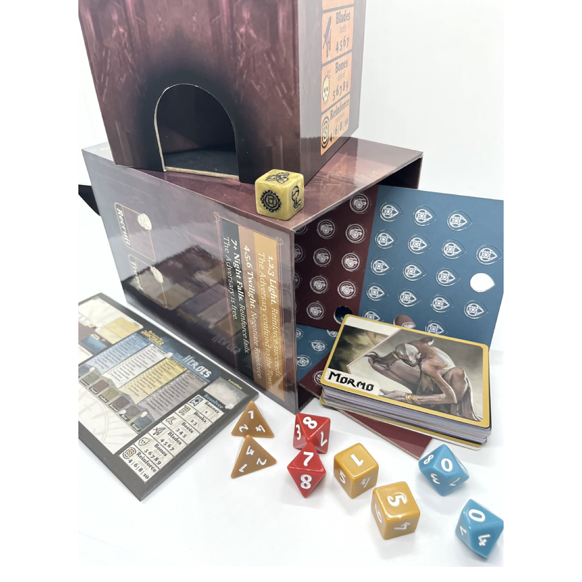 Return To Dark Tower: RPG Player Tower - Unique Rolplaying Game Accessory Set, Includes Dice, 14" Tower, Cards & More