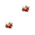 thumbnail image 4 of Wosthever Navidad Flores artificiales Rama Simulación Decoración Árbol de Navidad Guirnalda Type6 NO6, 4 of 6