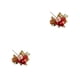 thumbnail image 4 of Rama de Flores Artificiales Ounissouiy Decoración Hogar Navidad 2Conjunto, 4 of 6