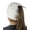 Ivory, variant on BeanieTail Cotton Blend All Season Daily Messy High Bun Ponytail Beanie Hat, Denim