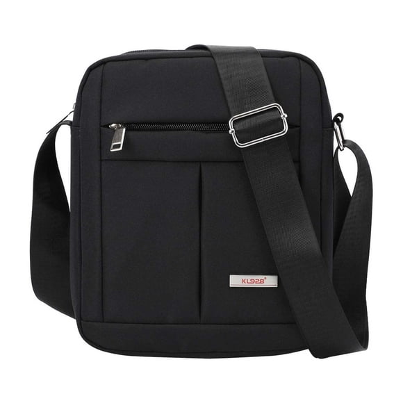 KL928 Men's Canvas Messenger Crossbody Shoulder Bags Travel Bag Man Purse Casual Sling Pack for Work Business