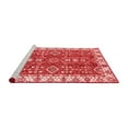 thumbnail image 2 of Ahgly Company Machine Washable Indoor Square Oriental Red Traditional Area Rugs, 3' Square, 2 of 4