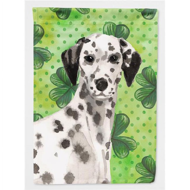 Carolines Treasures BB9555GF Dalmatian St.Patricks Flag Garden Size