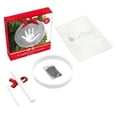 thumbnail image 2 of Kit de adorno para el primer árbol del bebé, color melocotón, purpurina plateada, 2 of 6
