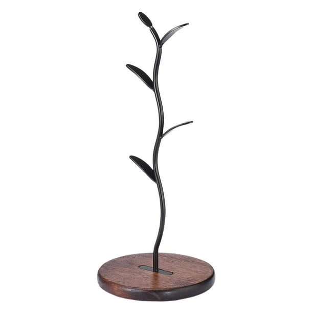 Soporte para taza de café Tazas con base de madera Soporte para Taza de encimera Soporte para para barra